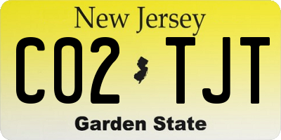 NJ license plate C02TJT