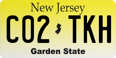 NJ license plate C02TKH