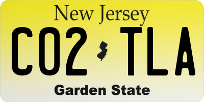 NJ license plate C02TLA