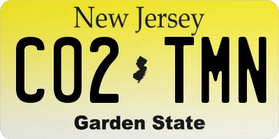NJ license plate C02TMN