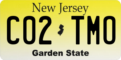 NJ license plate C02TMO
