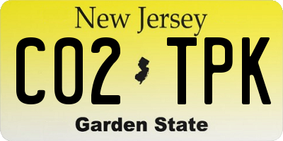 NJ license plate C02TPK
