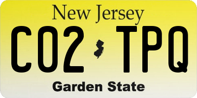 NJ license plate C02TPQ