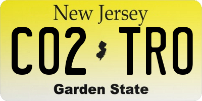 NJ license plate C02TRO