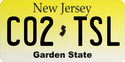 NJ license plate C02TSL