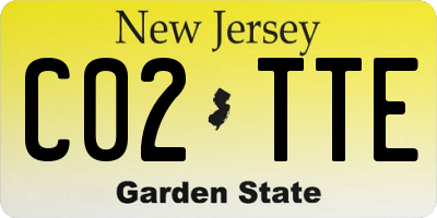 NJ license plate C02TTE