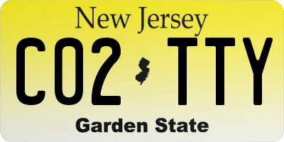 NJ license plate C02TTY