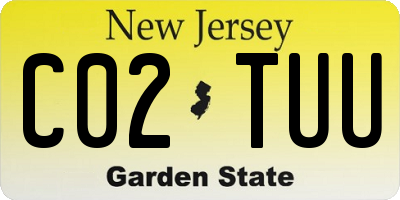 NJ license plate C02TUU