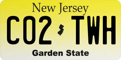 NJ license plate C02TWH
