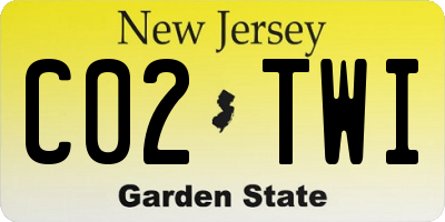 NJ license plate C02TWI