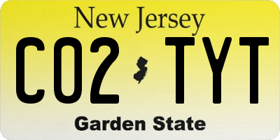 NJ license plate C02TYT