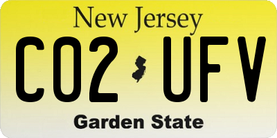 NJ license plate C02UFV