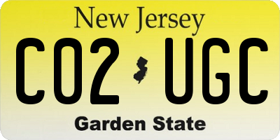 NJ license plate C02UGC