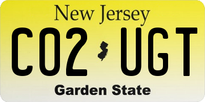 NJ license plate C02UGT