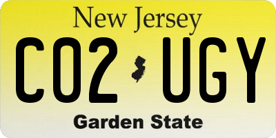 NJ license plate C02UGY
