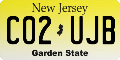 NJ license plate C02UJB