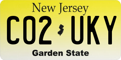NJ license plate C02UKY