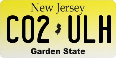 NJ license plate C02ULH