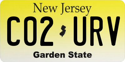 NJ license plate C02URV