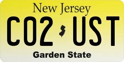 NJ license plate C02UST
