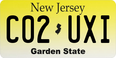 NJ license plate C02UXI