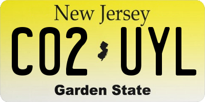 NJ license plate C02UYL