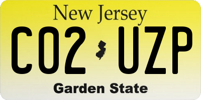 NJ license plate C02UZP