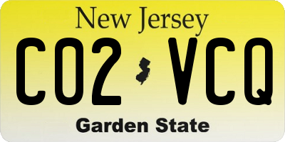 NJ license plate C02VCQ