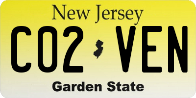 NJ license plate C02VEN