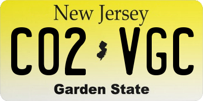 NJ license plate C02VGC