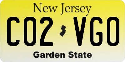 NJ license plate C02VGO