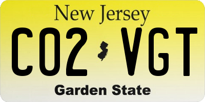 NJ license plate C02VGT