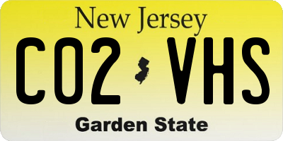 NJ license plate C02VHS