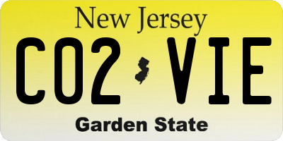 NJ license plate C02VIE