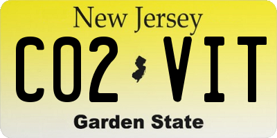 NJ license plate C02VIT