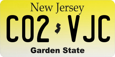 NJ license plate C02VJC
