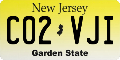 NJ license plate C02VJI