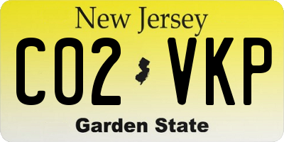 NJ license plate C02VKP