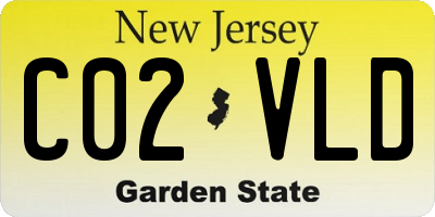 NJ license plate C02VLD
