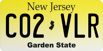 NJ license plate C02VLR