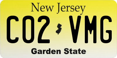 NJ license plate C02VMG