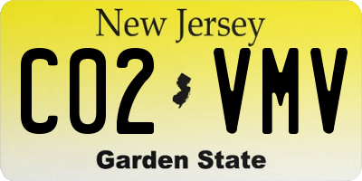 NJ license plate C02VMV