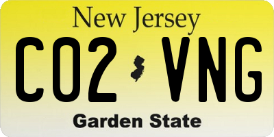 NJ license plate C02VNG