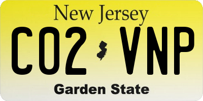 NJ license plate C02VNP