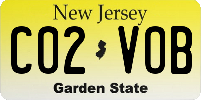 NJ license plate C02VOB