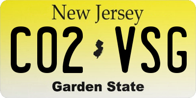 NJ license plate C02VSG
