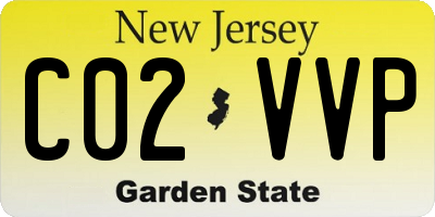 NJ license plate C02VVP
