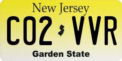 NJ license plate C02VVR