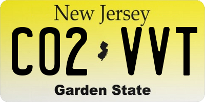 NJ license plate C02VVT