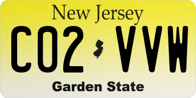 NJ license plate C02VVW